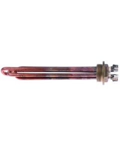 heating element 3000W 230/400V heating circuits 3 thread 1?  L 238mm W 32mm H 26mm tube ? 8mm