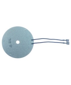 Hot plate 60W 230V connection male faston 6.3mm cable length 350mm ? 100mm H 1mm