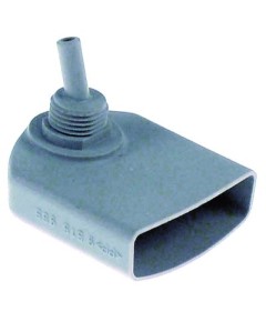 air trap L 52mm W 19mm H 56mm thread 3/8  hose ? 6mm plastic