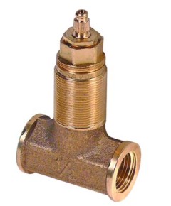 Absperrventil Anschluss 1/2  1/2  gerade Baul?nge 54mm sternf?rmig