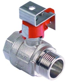 ball valve inlet 1  ET outlet 1  IT L 73mm without handle