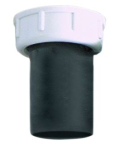 Ablaufanschluss Kunststoff gerade Gewinde 1?  Schlauch ? 40mm