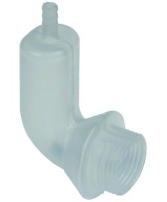 air trap L 46mm W 35mm H 72mm thread 3/4  hose ? 5,5mm plastic