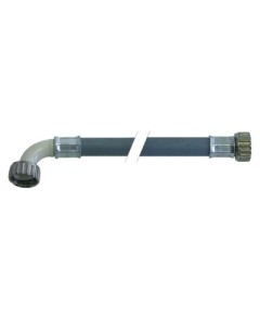 Zulaufschlauch PVC gerade-gebogen DN13 Anschlusse 3/4  L 2000mm Arbeitsdruck 10bar