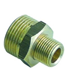 double nipple brass thread 3/8  - 3/4  Qty 1 pcs L1 12mm L2 12mm