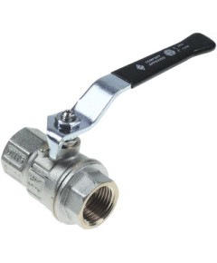 Ball valve connection 1/2  IT - 1/2  IT DN15 total length 50mm with lever handle