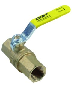 Ball valve straight inlet 1/2  IT outlet 1/2  IT DN15 approval DVGW L 56mm operating p. 1bar