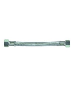 flex hose SS braid straight-straight DN8 connections 3/8  L 750mm conical seal