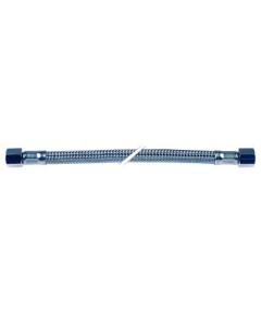 Flex hose SS braid straight-straight DN6 L 300mm connections 1/8  operating p. 10bar burst p. 95bar