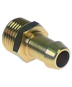 hose connector brass straight thread 1/2  hose ? 12mm Qty 1 pcs