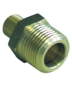 double nipple brass thread 1/8  - 3/8  Qty 1 pcs