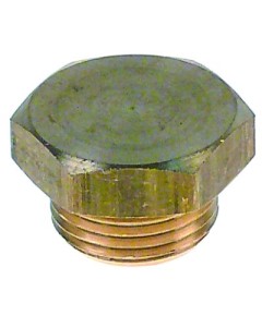 screw cap thread 3/8  thread L 8mm brass WS 21 head thickness 6mm
