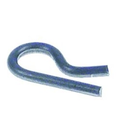 retainer clip L 14mm wire gauge ? 1,5mm SS Qty 1 pcs