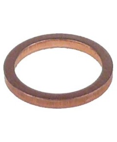 flat gasket copper ED ? 13mm ID ? 10,2mm thickness 1,5mm for thread 1/8  Qty 1 pcs