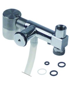 milk foamer connection 1/8  stainless steel