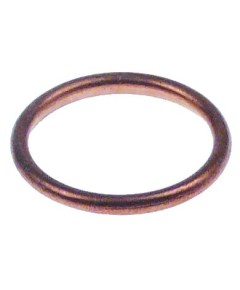 flat gasket copper ED ? 21mm ID ? 17mm thickness 2mm