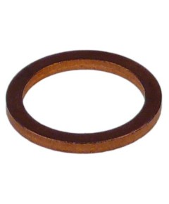 flat gasket copper ED ? 22mm ID ? 17mm thickness 2mm Qty 1 pcs