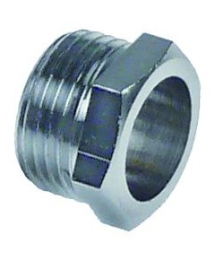 union screw thread 3/8  hole ? 12mm H 12mm WS 17 chrome-plated brass