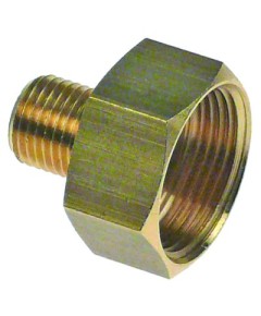 screw connection for steam-/water-tap WS 27 brass