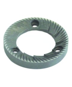 grinding burrs pair turn direction right D1 ? 63mm ID ? 38mm H 9,5mm tooth spacing 3mm hole ? 5,5mm