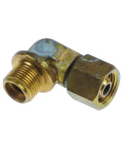 angle piece thread 3/8  for steam pipe WS 20 brass