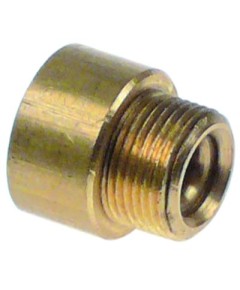 end cap thread M14x1 L 18mm WS 8 brass