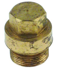 end cap thread M18x1 L 26mm WS 15 brass