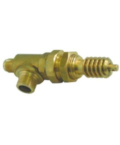 Steam/water tap brass inlet 1/4  outlet 3/8