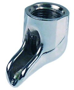 filter holder spout thread 3/8  1-way curved/long