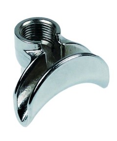 Filter holder spout thread 3/8  curved 2-way outlet distance 48mm