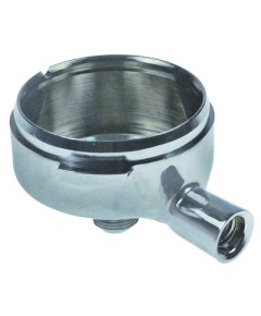 Filter holder chrome-plated brass ID ? 61mm outlet 3/8  handle M12x1.75 lever inclined