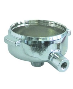 Filter holder chrome-plated brass ID ? 61mm outlet 3/8  handle M10x1.5 lever inclined