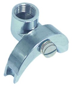 Siebtr?gerauslauf Gewinde 3/8  einstellbar gebogen H 40mm Auslaufabstand 45mm Tassen 2