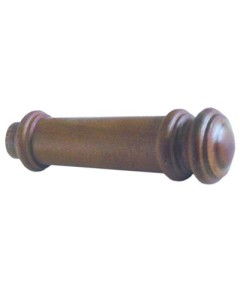handle ? 36mm aperture 10mm L 125mm brown wood