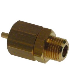 Aerator and air bleeder screw connection 1/4