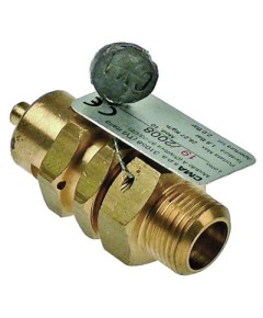 safety valve connection 3/8  triggering pressure 1,9bar approval CE 0036 sealed