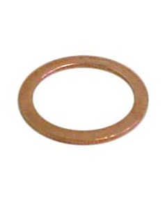 Flat gasket copper ID ? 21,5mm ED ? 26mm thickness 1,5mm DIN-7603-A