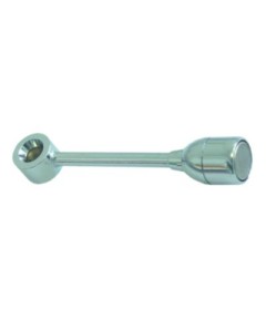 Water pipe chrome-plated brass L 120mm