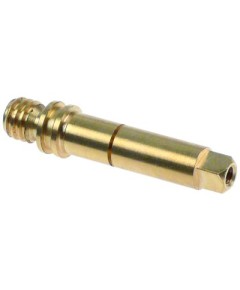 Achse Dampf/Wasserhahn vierkant 7x7mm ? 10,9mm D2 ? 13,7mm L 62,4mm Gewinde M5 IG Messing