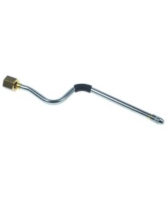 steam pipe with tube handle thread 3/8  H 280mm ? 14,5mm nickel-plated brass