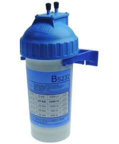 softener cartridge type B 5232 capacity 1500 l/10°KH operation p max 8bar