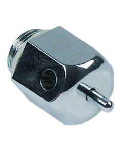 aerator and air bleeder thread 3/8  WS 22  chrome-plated metal seated L 22 mm