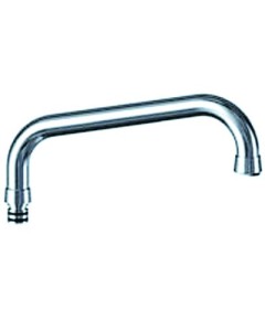 Auslauf Rohr ? 25mm Ausladung 350mm Auslaufh?he 65mm steckbar ?23mm
