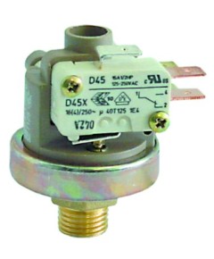 Pressostat ? 38mm Druckbereich bis 1,1bar Druckanschluss vertikal voreingestellt auf 1,1bar