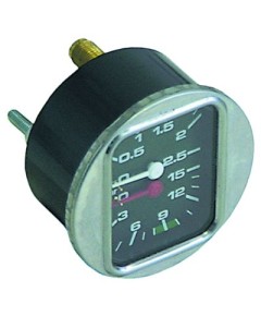 Manometer Doppelskala ? 63mm Druckbereich 0-2,5 / 0-15bar Anschluss ruckseitig