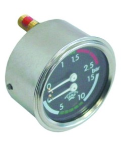 manometer double scale ? 60mm pressure range 0-2.5 / 0-15bar