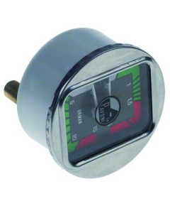 Manometer Doppelskala ? 63mm Druckbereich 0-2,5 / 0-15bar Anschluss ruckseitig