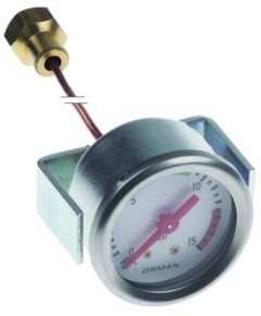 manometer pressure range 0-15bar ? 41mm 1/8  (on the backside) connection 1/4