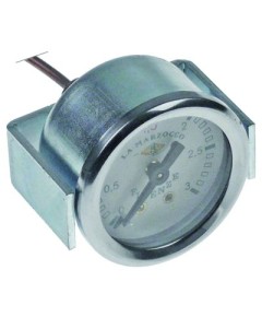 Manometer ? 41mm Druckbereich 0-3bar Gewinde 1/8  Markierung 1,5 Dampf Anschluss ruckseitig