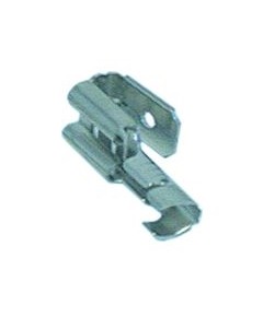 Plug connector Fe gal Ni t.max. 340°C 1.0-2.5mm? straight size 6.3x0.8mm Qty 100pcs